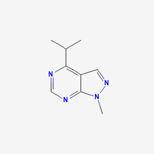 1-Methyl-4-(propan-2-yl)-1H-pyrazolo[3,4-d]pyrimidine