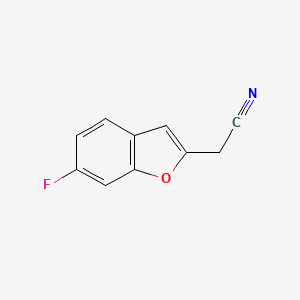 2-(6-Fluorobenzofuran-2-yl)acetonitrile