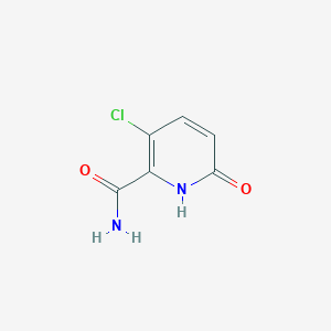 molecular formula C6H5ClN2O2 B11916493 3-Chloro-6-oxo-1,6-dihydropyridine-2-carboxamide 