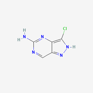 3-Chloro-1H-pyrazolo[4,3-d]pyrimidin-5-amine