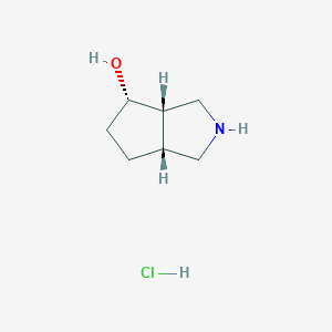 (3aS,4S,6aR)-rel-Octahydrocyclopenta[c]pyrrol-4-ol hydrochloride