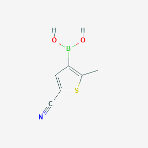 (5-Cyano-2-methylthiophen-3-yl)boronic acid