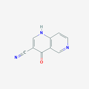 4-Hydroxy-1,6-naphthyridine-3-carbonitrile