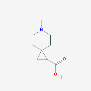 molecular formula C9H15NO2 B11916902 6-Methyl-6-azaspiro[2.5]octane-1-carboxylic acid 