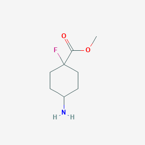 Methyl 4-amino-1-fluorocyclohexane-1-carboxylate