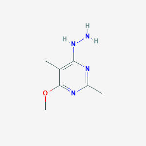 4-Hydrazinyl-6-methoxy-2,5-dimethylpyrimidine