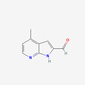 4-Methyl-1H-pyrrolo[2,3-b]pyridine-2-carbaldehyde