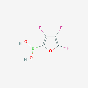 (3,4,5-Trifluorofuran-2-yl)boronic acid