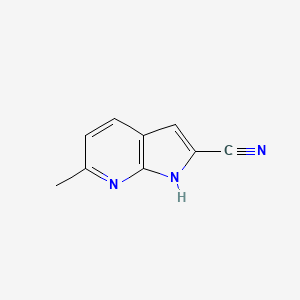 6-Methyl-1H-pyrrolo[2,3-b]pyridine-2-carbonitrile