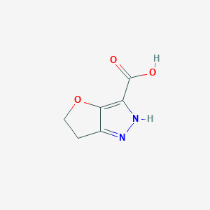 5,6-dihydro-2H-furo[3,2-c]pyrazole-3-carboxylic acid