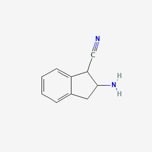 2-Amino-2,3-dihydro-1H-indene-1-carbonitrile