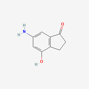 6-Amino-4-hydroxy-indan-1-one