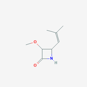 3-Methoxy-4-(2-methylprop-1-en-1-yl)azetidin-2-one