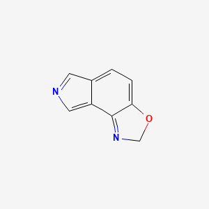 molecular formula C9H6N2O B11918487 2H-Pyrrolo[3,4-E]benzoxazole CAS No. 42540-48-7