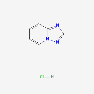 molecular formula C6H6ClN3 B11918495 [1,2,4]Triazolo[1,5-a]pyridine hydrochloride 