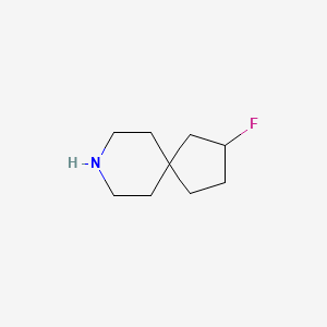 molecular formula C9H16FN B11918569 2-Fluoro-8-azaspiro[4.5]decane 