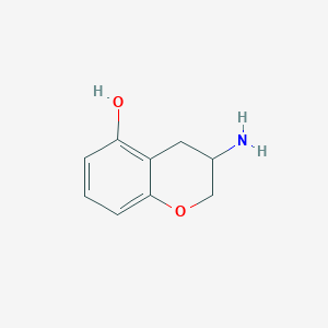 molecular formula C9H11NO2 B11918650 3-Aminochroman-5-ol CAS No. 117422-48-7