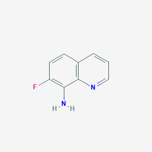 molecular formula C9H7FN2 B11918681 7-Fluoroquinolin-8-amine CAS No. 1420791-32-7