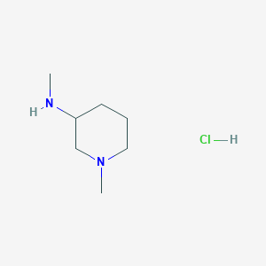 molecular formula C7H17ClN2 B11918696 N,1-dimethylpiperidin-3-amine hydrochloride 