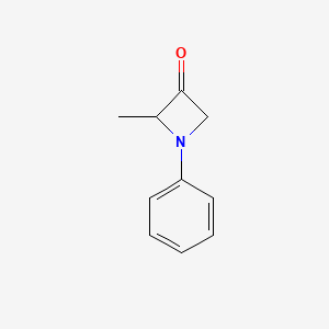 2-Methyl-1-phenylazetidin-3-one