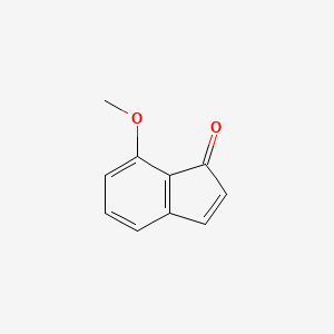 molecular formula C10H8O2 B11918932 7-methoxy-1H-inden-1-one 