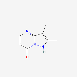 molecular formula C8H9N3O B11919014 2,3-Dimethylpyrazolo[1,5-A]pyrimidin-7-OL 