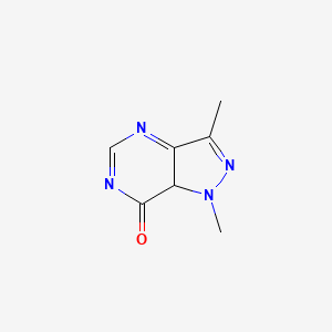 molecular formula C7H8N4O B11919022 1,3-Dimethyl-1H-pyrazolo[4,3-d]pyrimidin-7(7aH)-one CAS No. 89239-17-8