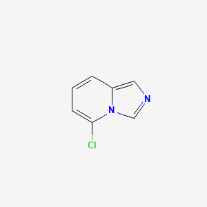 molecular formula C7H5ClN2 B11919092 5-Chloroimidazo[1,5-a]pyridine 