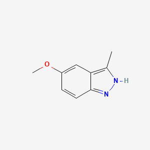 molecular formula C9H10N2O B11919119 5-Methoxy-3-methyl-1H-indazole 