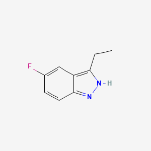 molecular formula C9H9FN2 B11919122 3-Ethyl-5-fluoro-1H-indazole 