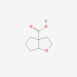 Hexahydro-2H-cyclopenta[b]furan-3a-carboxylic acid