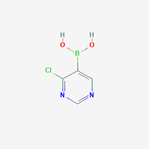 molecular formula C4H4BClN2O2 B11919157 (4-Chloropyrimidin-5-yl)boronic acid 