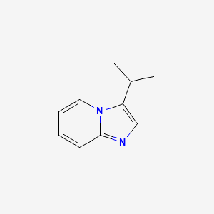 molecular formula C10H12N2 B11919221 3-Isopropylimidazo[1,2-A]pyridine 