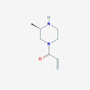 molecular formula C8H14N2O B11919254 (S)-1-(3-Methylpiperazin-1-yl)prop-2-en-1-one 