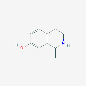 molecular formula C10H13NO B11919274 1-Methyl-1,2,3,4-tetrahydroisoquinolin-7-ol CAS No. 62535-38-0