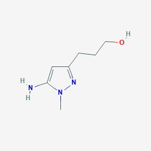 3-(5-Amino-1-methyl-1H-pyrazol-3-yl)propan-1-ol