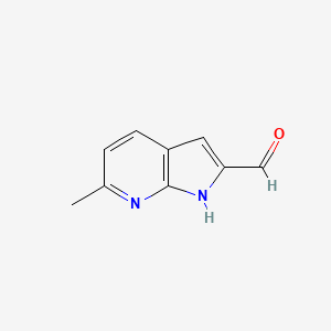 6-Methyl-1H-pyrrolo[2,3-b]pyridine-2-carbaldehyde