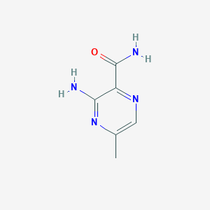 molecular formula C6H8N4O B11919601 3-Amino-5-methylpyrazine-2-carboxamide CAS No. 50627-49-1