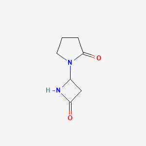 1-(4-Oxoazetidin-2-yl)pyrrolidin-2-one