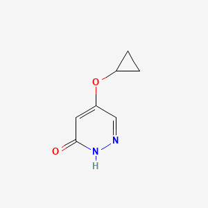 5-cyclopropoxypyridazin-3(2H)-one