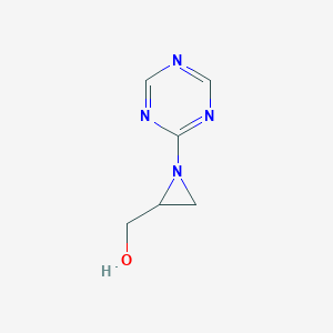 (1-(1,3,5-Triazin-2-yl)aziridin-2-yl)methanol