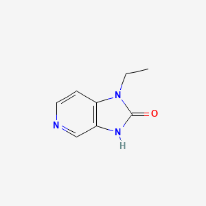 molecular formula C8H9N3O B11919807 1-Ethyl-1H-imidazo[4,5-c]pyridin-2(3H)-one 