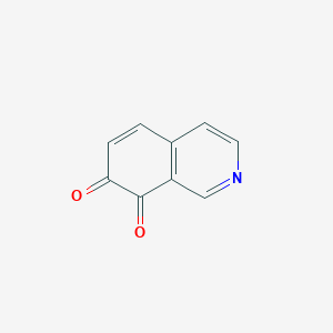 molecular formula C9H5NO2 B11919815 Isoquinoline-7,8-dione 