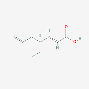 2,6-Heptadienoic acid, 4-ethyl-, (2E)-