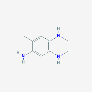 7-Methyl-1,2,3,4-tetrahydroquinoxalin-6-amine