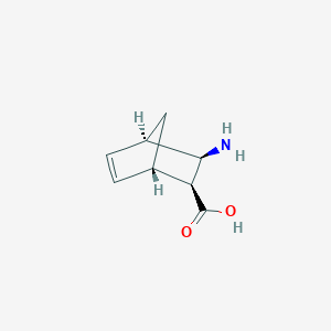 molecular formula C8H11NO2 B11920040 (1S,2S,3R,4R)-3-Aminobicyclo[2.2.1]hept-5-ene-2-carboxylic acid 