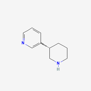 molecular formula C10H14N2 B11920078 (S)-3-(Piperidin-3-yl)pyridine 