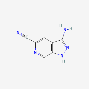 3-Amino-1H-pyrazolo[3,4-c]pyridine-5-carbonitrile