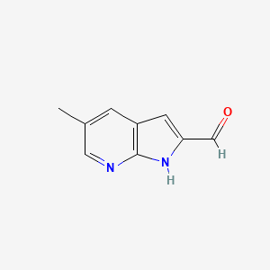 5-Methyl-1H-pyrrolo[2,3-b]pyridine-2-carbaldehyde