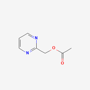 molecular formula C7H8N2O2 B11920449 Pyrimidin-2-ylmethyl acetate CAS No. 1632285-89-2